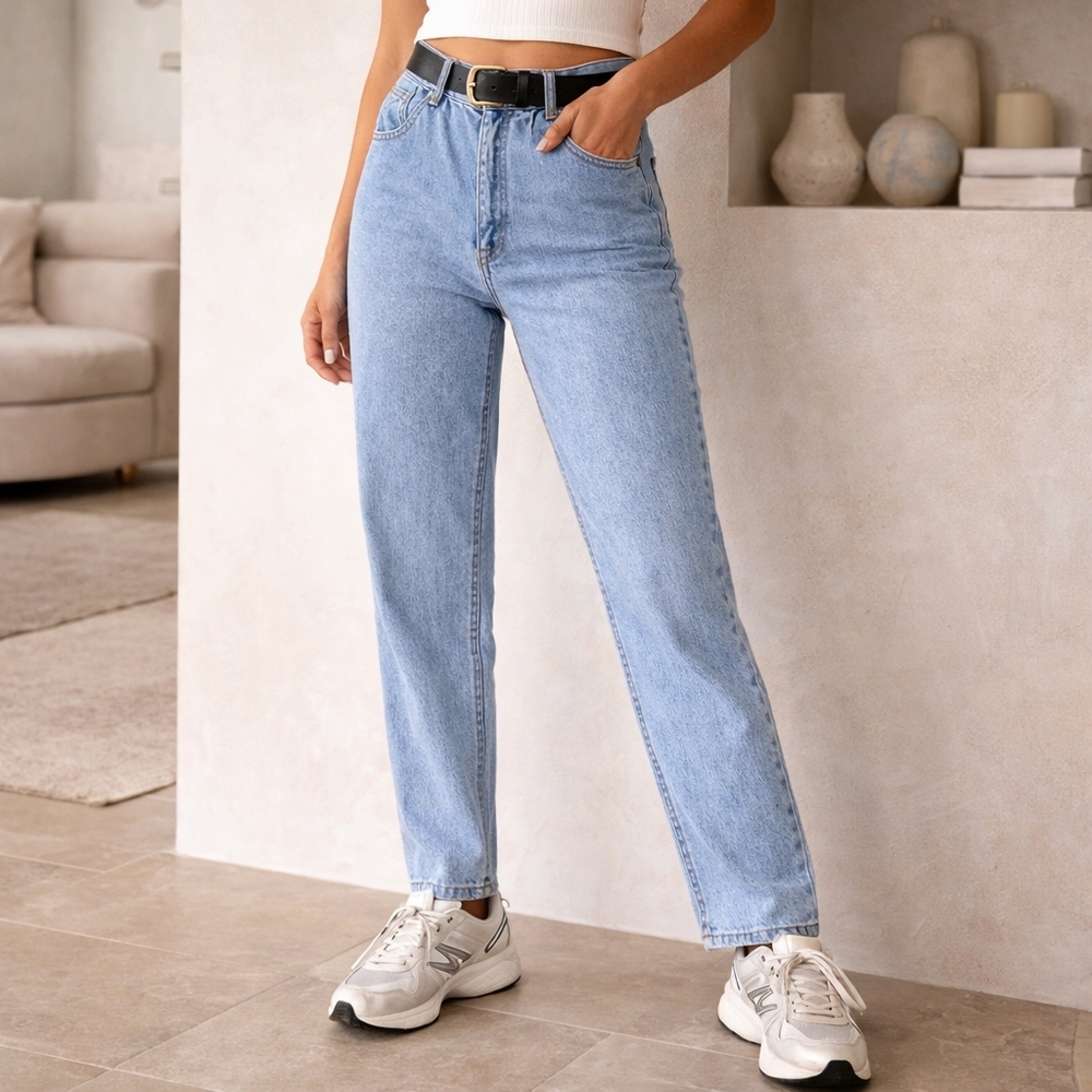 Roadrunner Vintage 80s 90s Jeans Size 32 High Rise Light Wash 100% Cotton